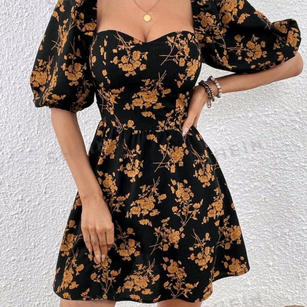 Date night Floral dress DONATED NFS